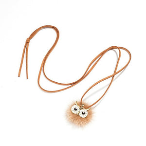 Pompom Owl Necklace