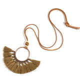 Round Tassel Necklace