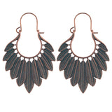 Green Leaf Earring