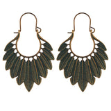 Green Leaf Earring