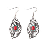 Red Bead Earring