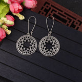 Metal Round Earring