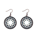 Metal Round Earring