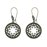 Metal Round Earring