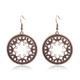 Metal Round Earring