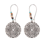 Round Carved Earring