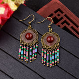 Colourful Tassel Earring